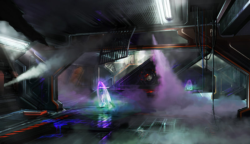 Illustration for article titled This Halo Concept Art is so Old it's Drawn on Paper